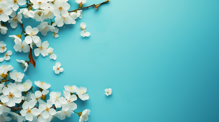 spring background with beautiful spring nature background with lovely blossom petal