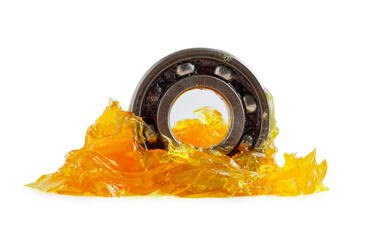 Grease and ball bearing, Blue premium quality synthetic lithium complex grease, high temperatures...