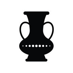 Antique vase icon design. isolated on white background. vector illustration