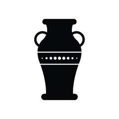 Antique vase icon design. isolated on white background. vector illustration