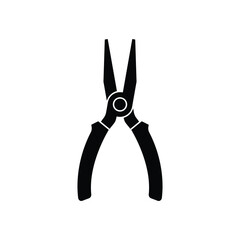Pliers icon design. isolated on white background. vector illustration