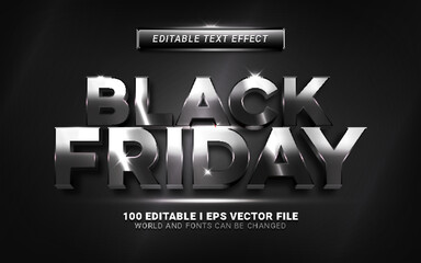 black friday sale 3d style text effect