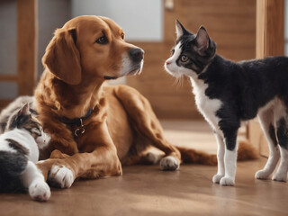 ilustration - Pet adoption and fostering-generated by ai