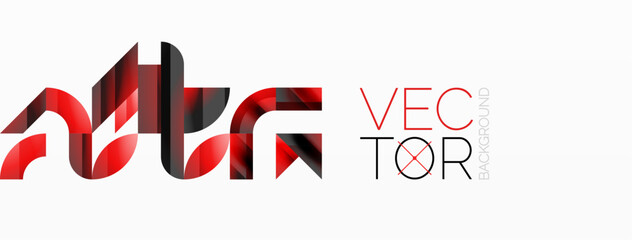 Amalgamation of geometric forms on minimalist abstract canvas, providing versatility and visual allure for digital designs, presentations, website banners, social media posts