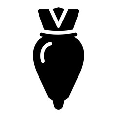 Pastry Bag Solid icon