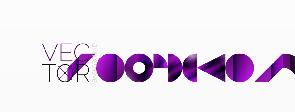 Assorted geometric shapes unite in a minimalistic abstract backdrop, offering a versatile canvas for contemporary design for digital designs, presentations, website banners, social media posts