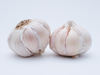 Garlic bulb isolated on white