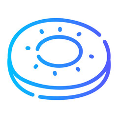 biscuit Line Gradient Icon