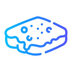tiramisu Line Gradient Icon