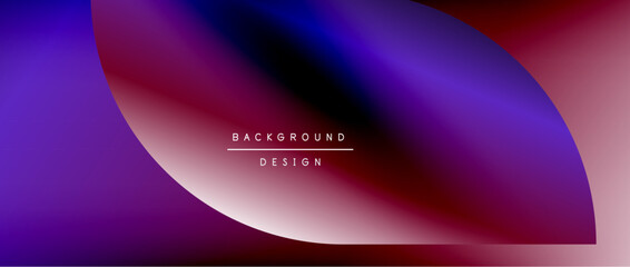 Bright color circle and round element minimal geometric abstract background for posters, covers, banners, brochures, websites