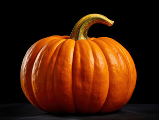 Pumpkin Studio Shot Isolated on Clear Background, Food Photography, Generative AI