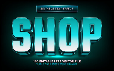 shop text effect