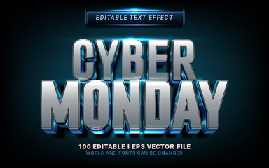 cyber monday text effect