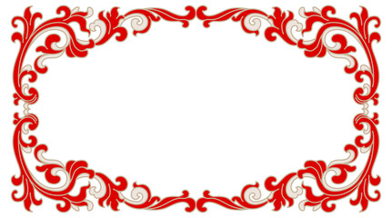 Luxury festive Chinese oriental traditional culture premium classical decoration red gold line art design vector illustration. Covers, greeting cards, logos, packaging, posters, backgrounds -Greeting 