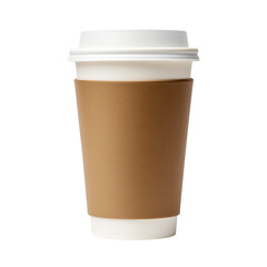 coffee cup isolated on white background. Realistic 3d high quality isolated render