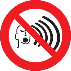 prohibido, no haga ruido, sonido, molestia, audible, grito, gritar, atención, precaución, prohibited, do not make noise, sound, nuisance, audible, shout, scream, shouting, attention, caution