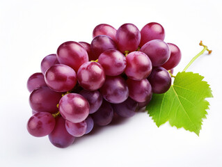 Fototapeta premium Grapes Studio Shot Isolated on Clear Background, Food Photography, Generative AI