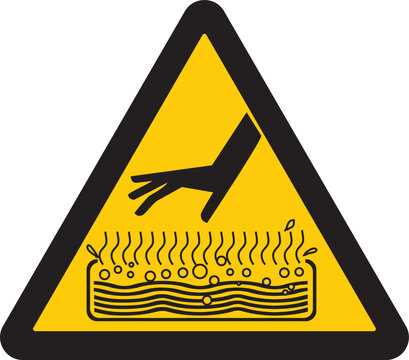 liquido caliente, superficie caliente, no tocar, riesgo de quemadura, precauci&oacute;n, se&ntilde;al, simbolo, hot liquid, hot surface, do not touch, burn hazard, caution, sign, symbol, signaling, symbol