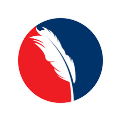 Quill pen logo