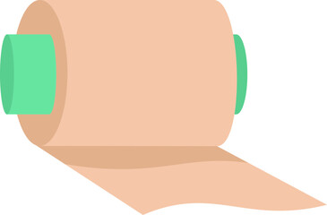 Cloth roll icon
