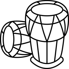Obraz na płótnie Canvas drum icon