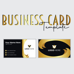 Business card design template 