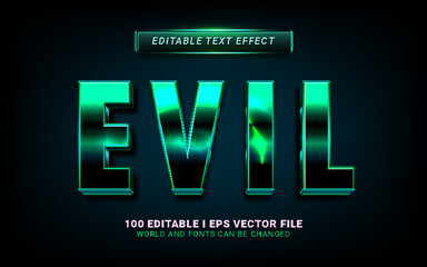 evil text effect