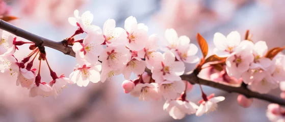 Foto op Canvas pink magnolia flowers © faiz