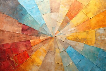 Color Wheel Abstract Art Background Colors: Vibrant and Dynamic Visuals, generative AI