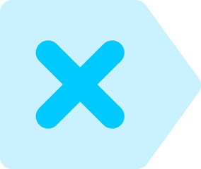 Obraz premium select delete icon 