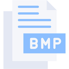 Bmp vector line icon .svg