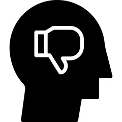 Negative vector line icon .svg