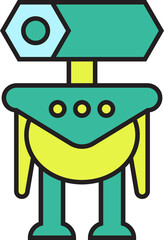 Smart Robot Icon

