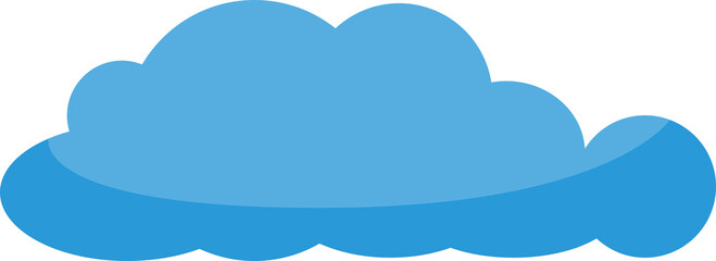 Blue Cloud Icon
