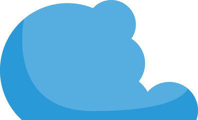 Blue Cloud Icon
