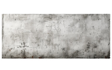 Realistic Concrete Wall Portrait White Texture on White or PNG Transparent Background.