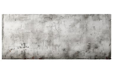 Realistic Concrete Wall Portrait White Texture on White or PNG Transparent Background.
