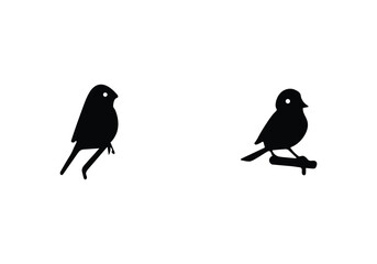 minimal style Belgian Canary illustration icon