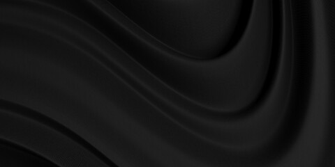 Smooth elegant black silk.  Luxury elegant softness background