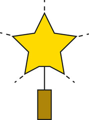 Star Magic Wand Icon
