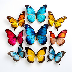 Butterfly isolated on white background