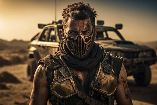 Epic Post-Apocalyptic Portrait in a Futuristic Setting, Free Stock Image Download