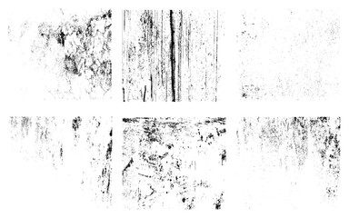 Grunge Textures Set. Background. Vector Illustration. Distress