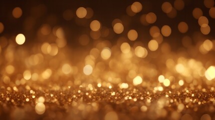 Twinkly Lights and Stars Christmas Background