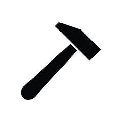 hammer icon vector design template simple and clean