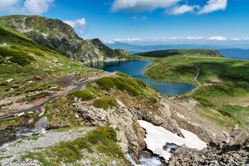Fototapeta na wymiar Seven Rila Lakes in Bulgaria