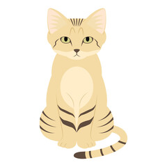 スナネコのイラスト