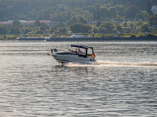 Speeding Past Barges