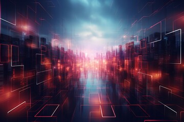 Fototapeta premium abstract futuristic technology background