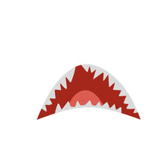 Obraz premium Shark With Open Mouth